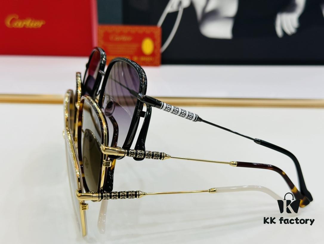 New Arrival Cartier Model: CT0382S Size: 55□19-145 High-Quality Brand Iconic Designer Sunglasses
