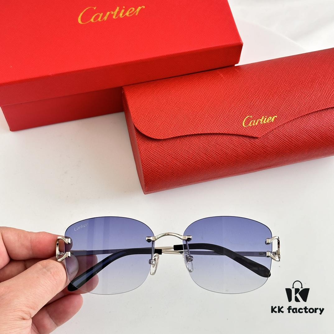 Authentic Cartier MODEL: CT0032RS SIZE: 52-19-145 Sunglasses