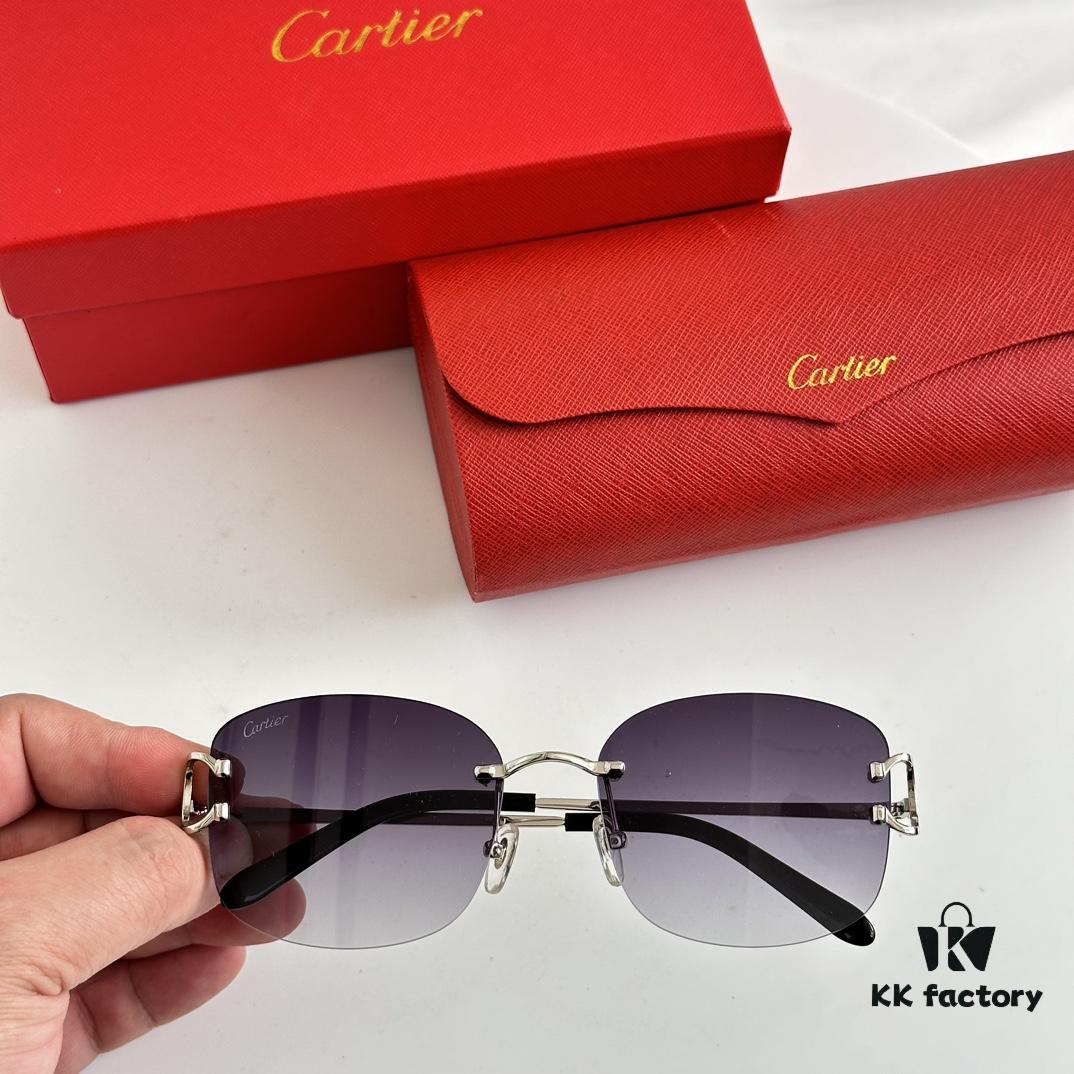 Authentic Cartier MODEL: CT0032RS SIZE: 52-19-145 Sunglasses