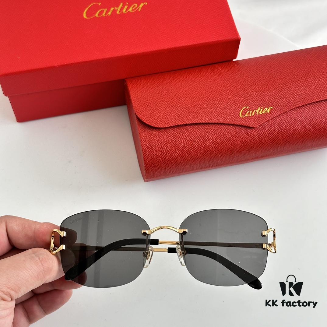 Authentic Cartier MODEL: CT0032RS SIZE: 52-19-145 Sunglasses