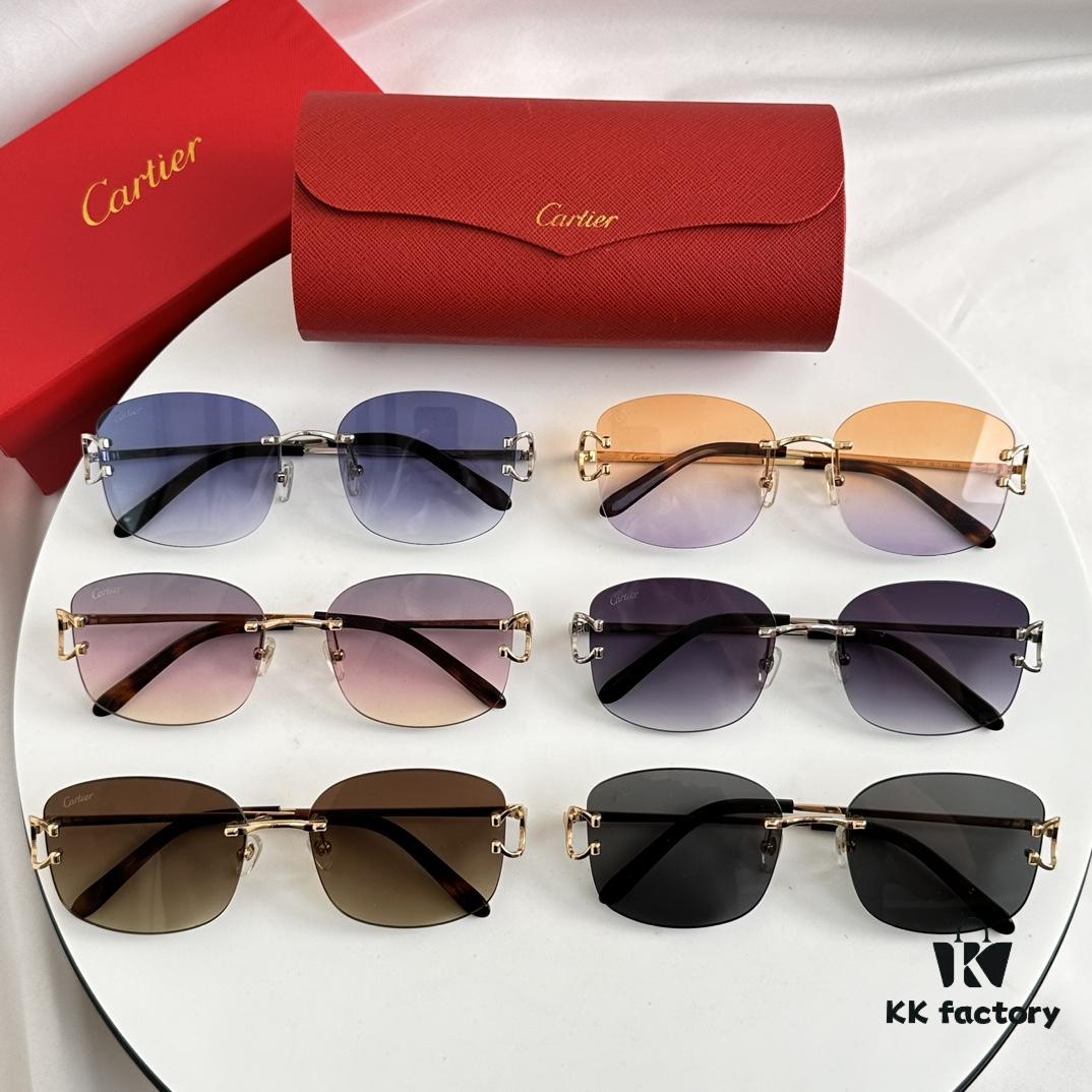 Authentic Cartier MODEL: CT0032RS SIZE: 52-19-145 Sunglasses