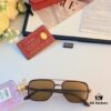 Cartier New Fashion Pilot Sunglasses, Metal Dual-Bridge Polarized Sun Glasses for Men, 2024