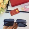 Cartier High-End Vintage Frameless Sunglasses for Men, Fashionable Square Unisex Eyewear, Ins Style