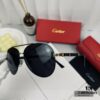 Cartier France - Men's Polarized Sunglasses with Lightweight Metal Frame, Model 88001