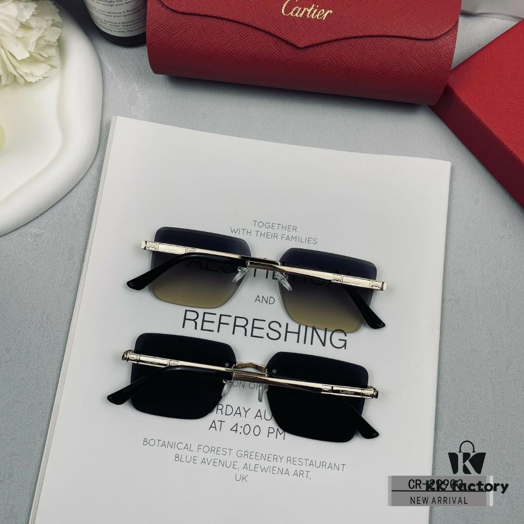 French Cartier - Cartier | Polarized Sunglasses with Polymatic Lenses by Polaroid | Lightweight Metal Frame for Comfortable Wear | Size: 60-13-148 | New Arrival Men's Driving Sunglasses, Reducing Glare and Blocking Harmful Radiation, Essential for Travel and Styling