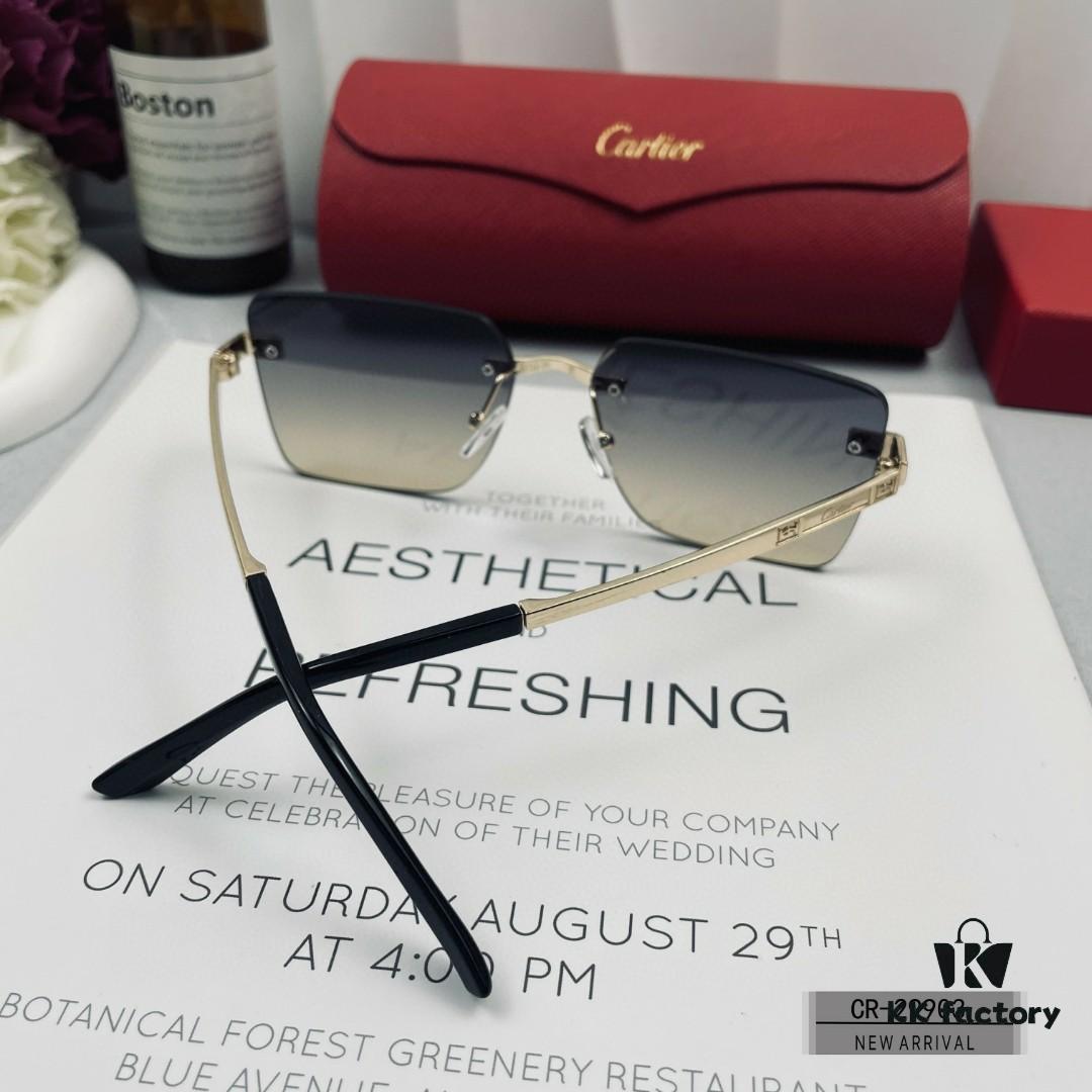 French Cartier - Cartier | Polarized Sunglasses with Polymatic Lenses by Polaroid | Lightweight Metal Frame for Comfortable Wear | Size: 60-13-148 | New Arrival Men's Driving Sunglasses, Reducing Glare and Blocking Harmful Radiation, Essential for Travel and Styling