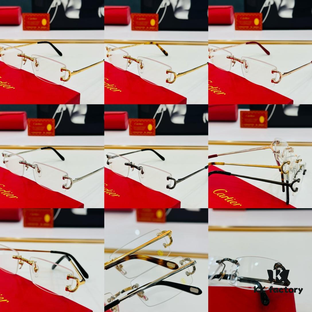 Cartier CT0092O Size: 55□18-135 Men's Sunglasses – Universal Fit, Comfortable Wear, Suitable for All Face Shapes, Can Be Fitted with Prescription Lenses