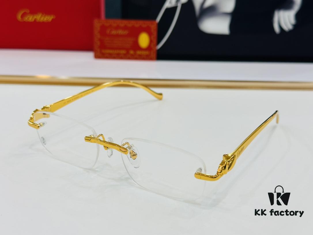 Cartier CT0061O Size: 55□18-130 Men's Sunglasses — Universal Fit, Comfortable Wear, Suitable for All Face Shapes, Can Be Fitted with Prescription Lenses