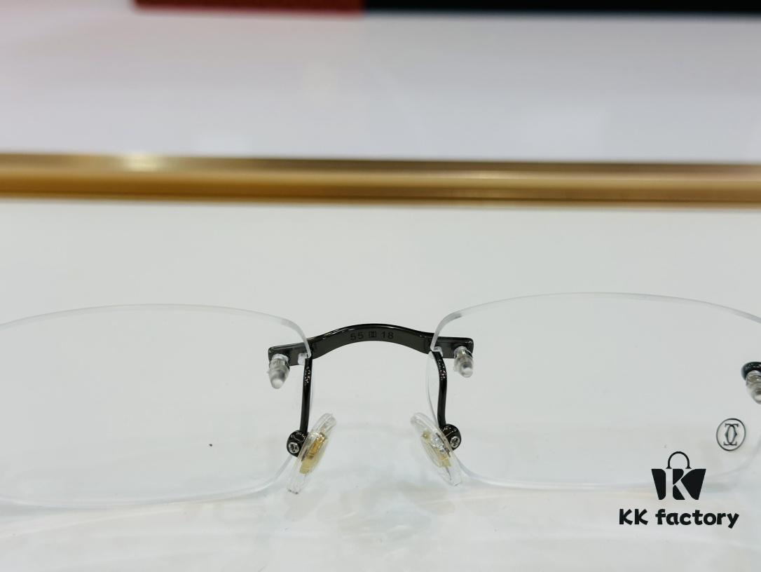 Cartier CT0061O Size: 55□18-130 Men's Sunglasses — Universal Fit, Comfortable Wear, Suitable for All Face Shapes, Can Be Fitted with Prescription Lenses