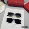 French Cartier - Cartier, Polarized Resin Lenses by Polaroid, Lightweight Metal Frame for Comfortable Wear, Size: 60-13-148, New Arrival Sunglasses Reduce Glare, Block Harmful Radiation, Essential for Travel and Styling, Suitable for Driving, Original Quality – Simple Yet Luxurious, Must-Have for Men