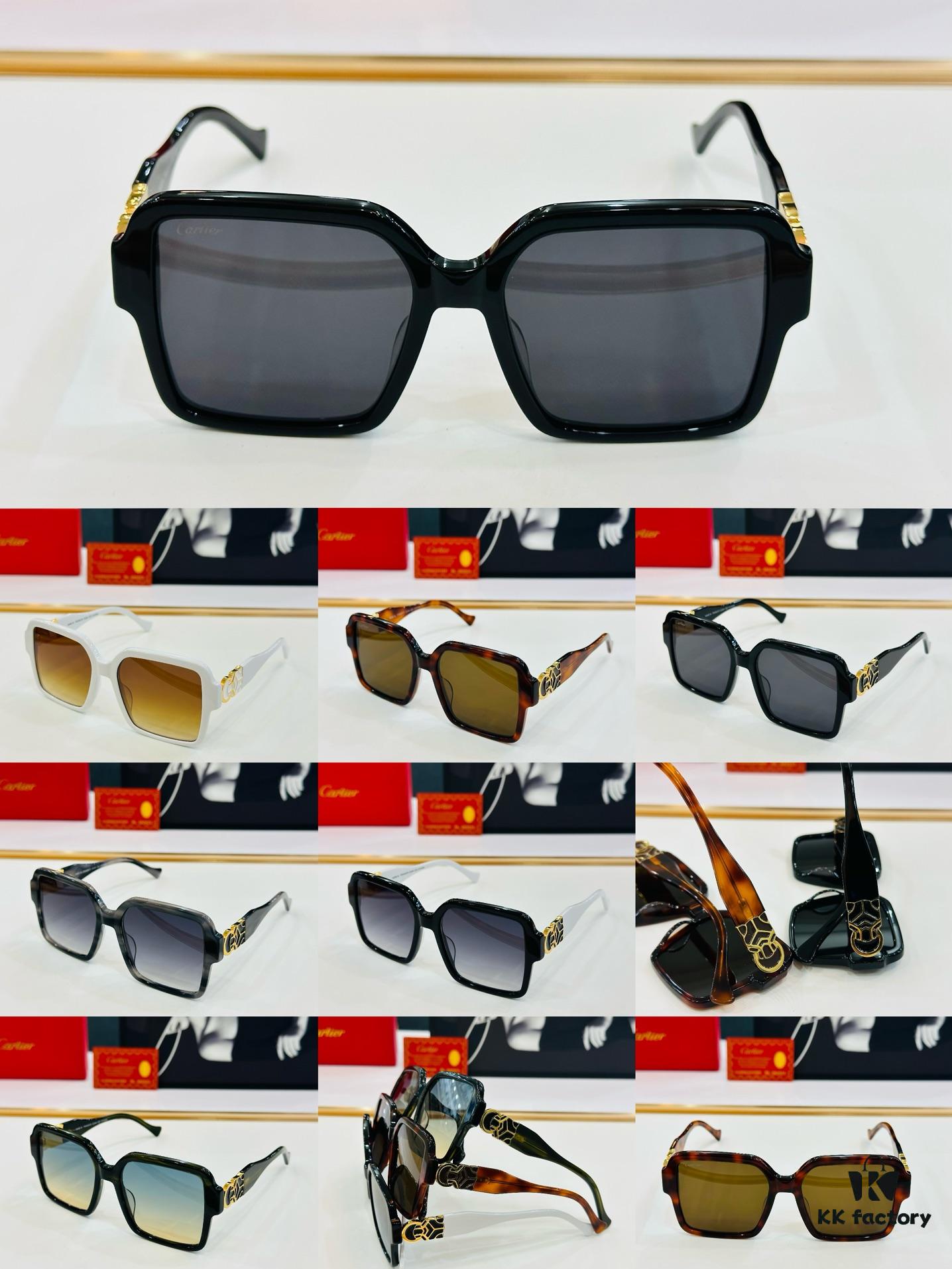 Cartier CT9199 Size: 55□16-145 Fashionable and Casual Sunglasses