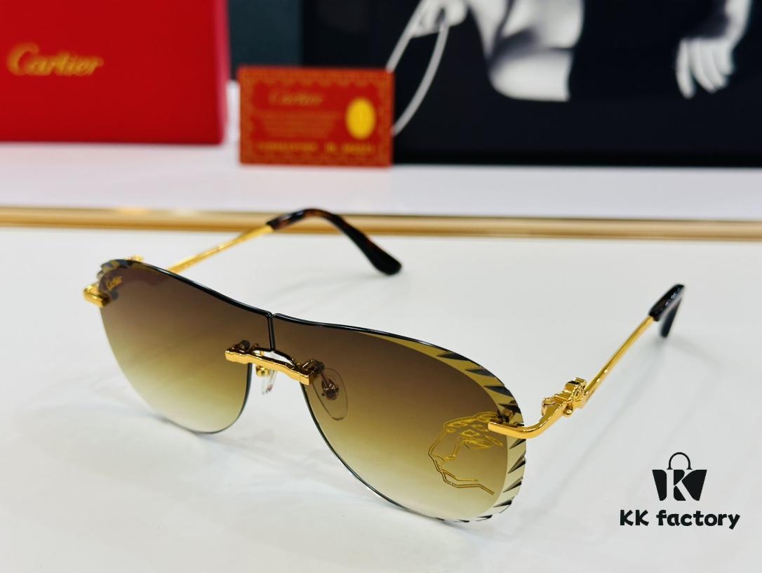 Cartier CT0424O Size: 56□17-135 Fashion Casual Sunglasses