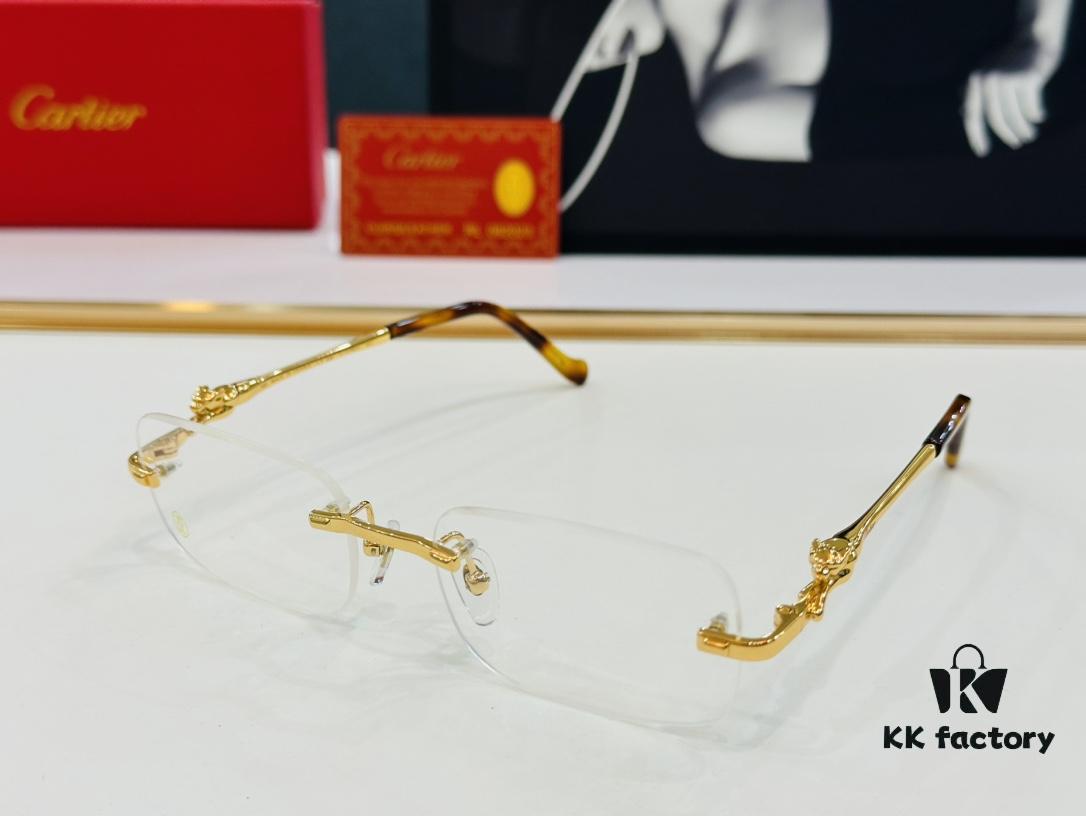 Cartier CT0582O Size: 55□18-140 Men's Sunglasses – Universal Fit, Comfortable Wear, Suitable for All Face Shapes, Can Be Fitted with Prescription Lenses