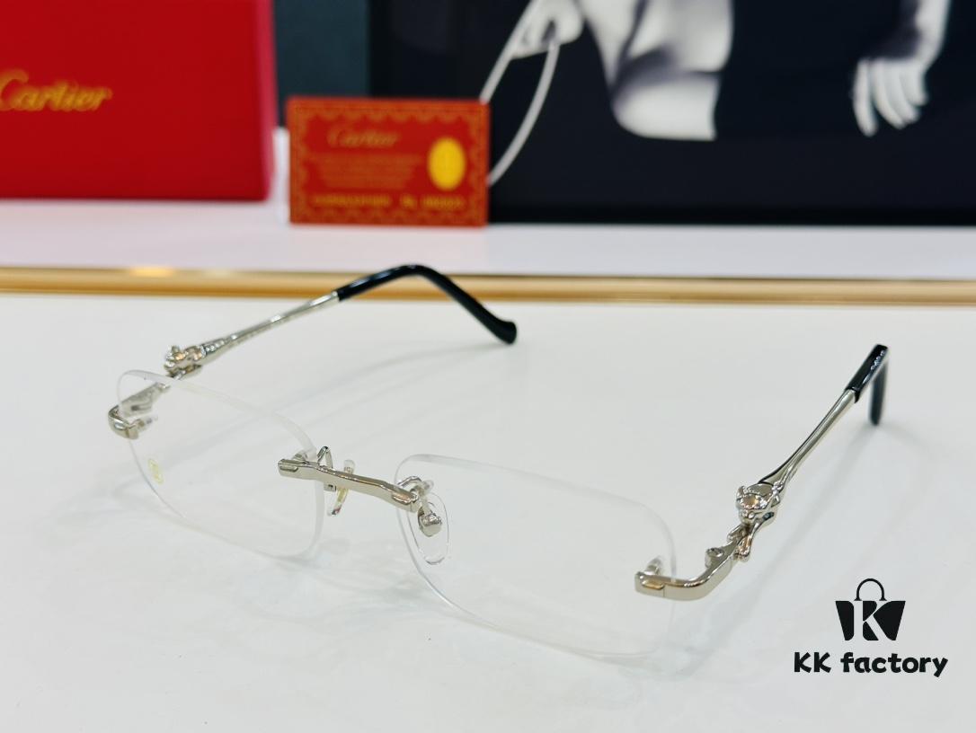 Cartier CT0582O Size: 55□18-140 Men's Sunglasses – Universal Fit, Comfortable Wear, Suitable for All Face Shapes, Can Be Fitted with Prescription Lenses