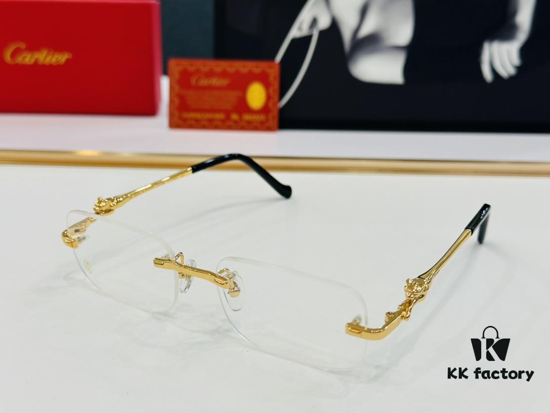 Cartier CT0582O Size: 55□18-140 Men's Sunglasses – Universal Fit, Comfortable Wear, Suitable for All Face Shapes, Can Be Fitted with Prescription Lenses