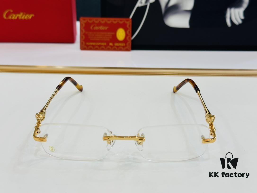 Cartier CT0582O Size: 55□18-140 Men's Sunglasses – Universal Fit, Comfortable Wear, Suitable for All Face Shapes, Can Be Fitted with Prescription Lenses