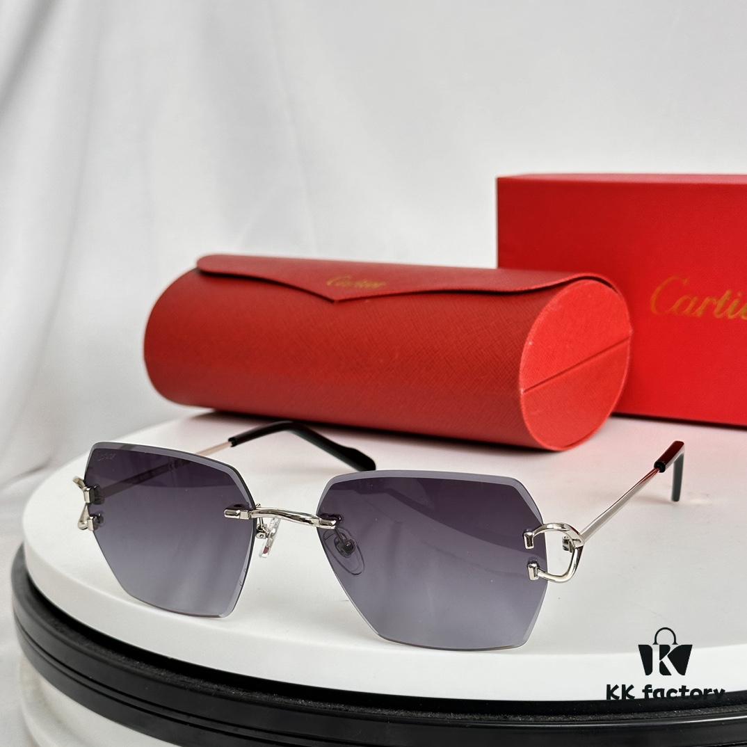 Cartier Unisex Sunglasses Model ESW00684 Size 58-19-145