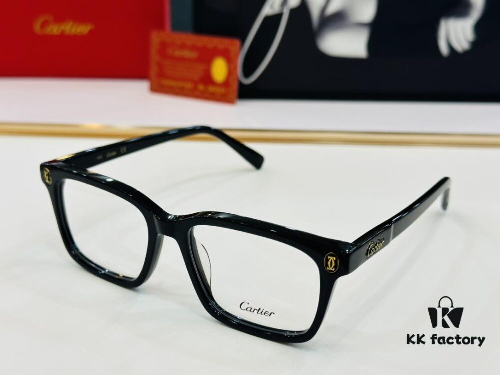 Cartier CT0258OA Unisex Optical Frame, Size 51□19-145, Universal Fit, Minimalist and Elegant Design, Suitable for Prescription Lenses
