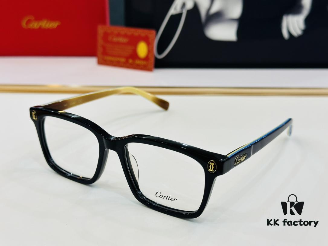 Cartier CT0258OA Unisex Optical Frame, Size 51□19-145, Universal Fit, Minimalist and Elegant Design, Suitable for Prescription Lenses