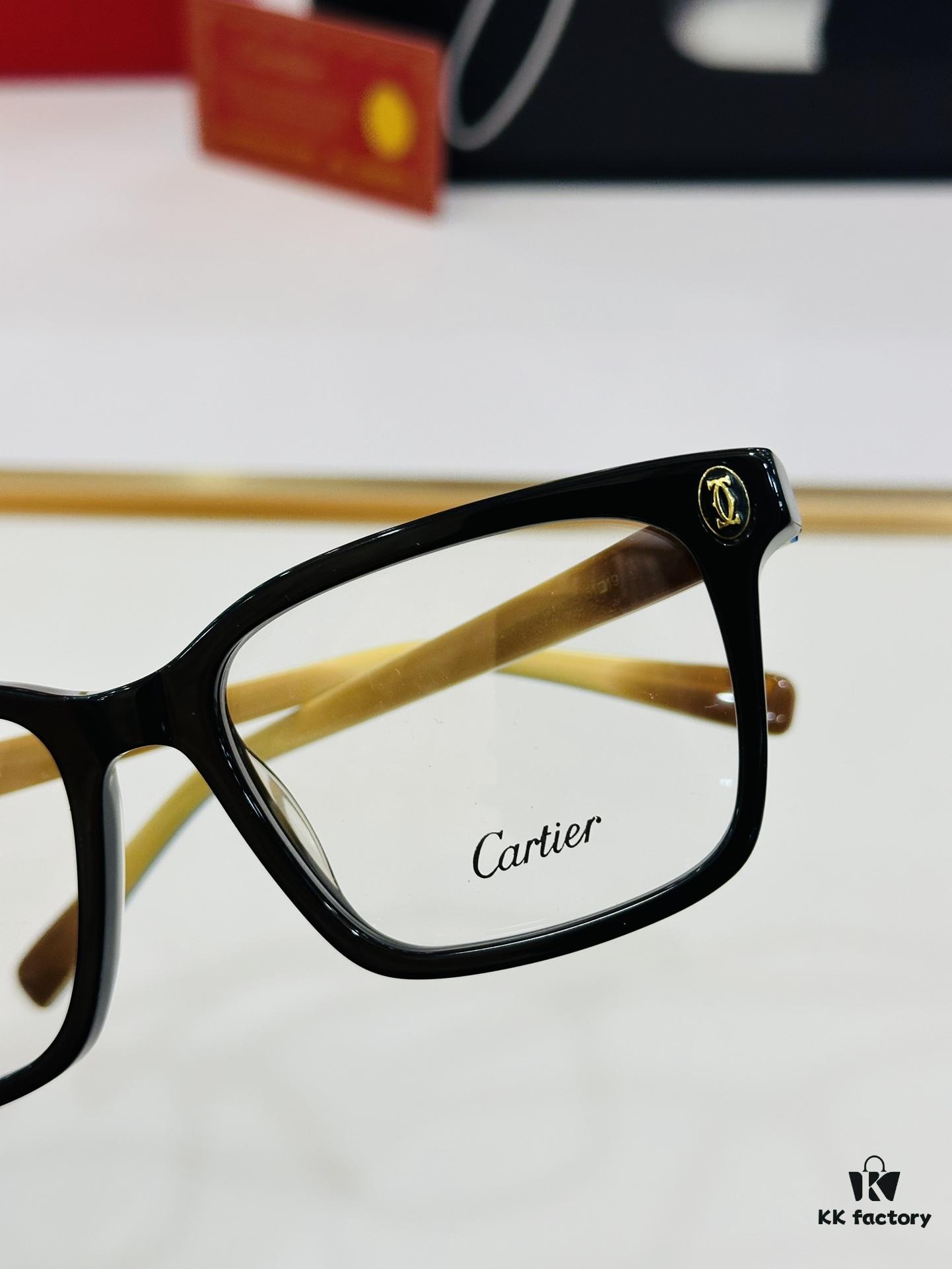 Cartier CT0258OA Unisex Optical Frame, Size 51□19-145, Universal Fit, Minimalist and Elegant Design, Suitable for Prescription Lenses