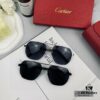 Cartier France - Men's Polarized Sunglasses with Lightweight Metal Frame, Brand Luxury Design, Model 53704