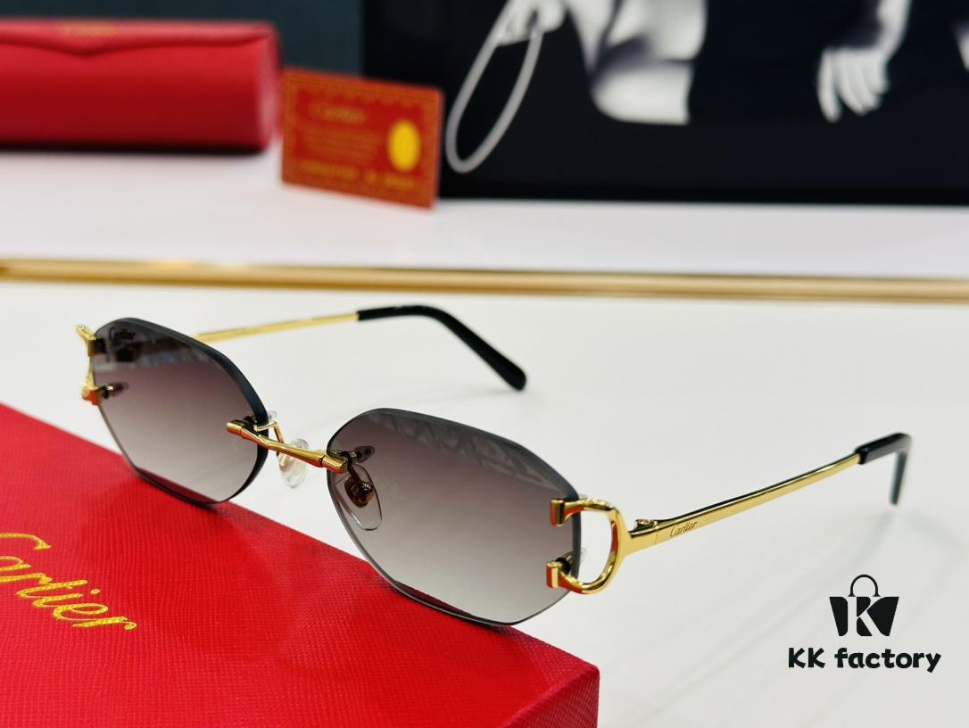 Cartier CT0029 Size: 58□19-145 Fashionable and Casual Sunglasses