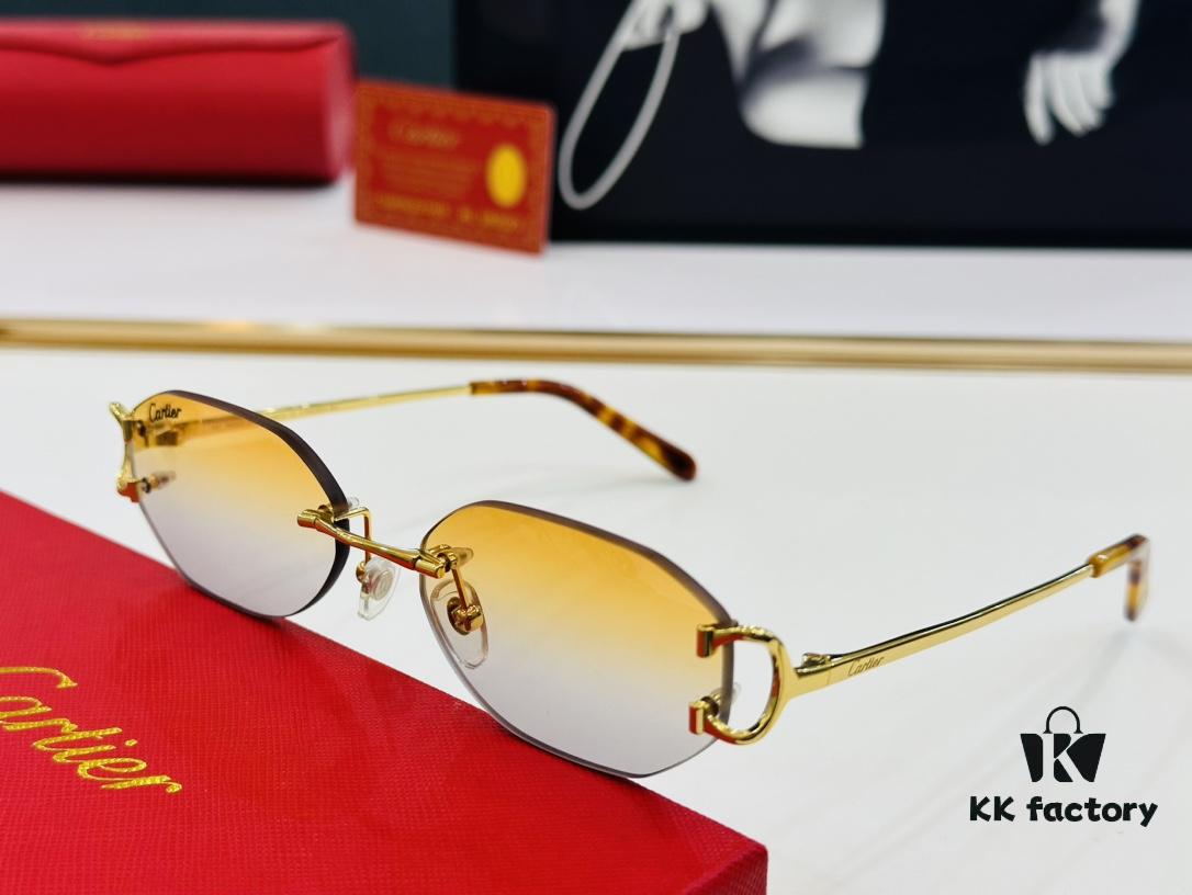 Cartier CT0029 Size: 58□19-145 Fashionable and Casual Sunglasses