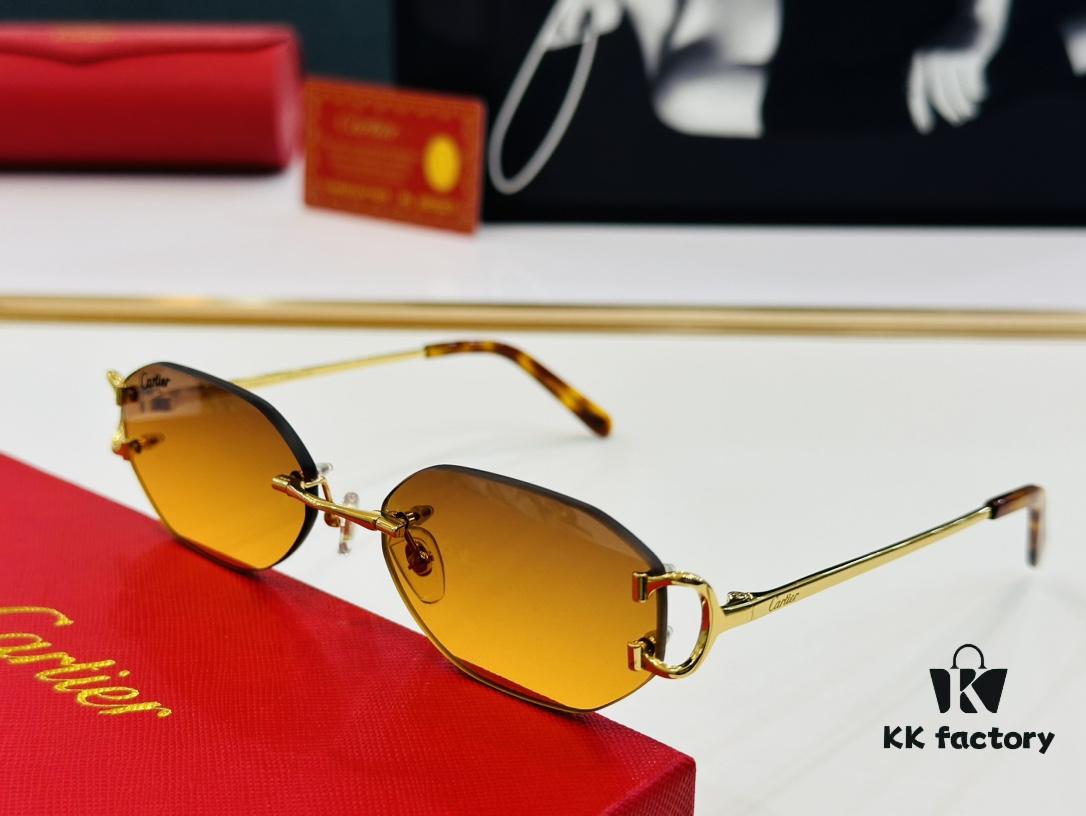 Cartier CT0029 Size: 58□19-145 Fashionable and Casual Sunglasses