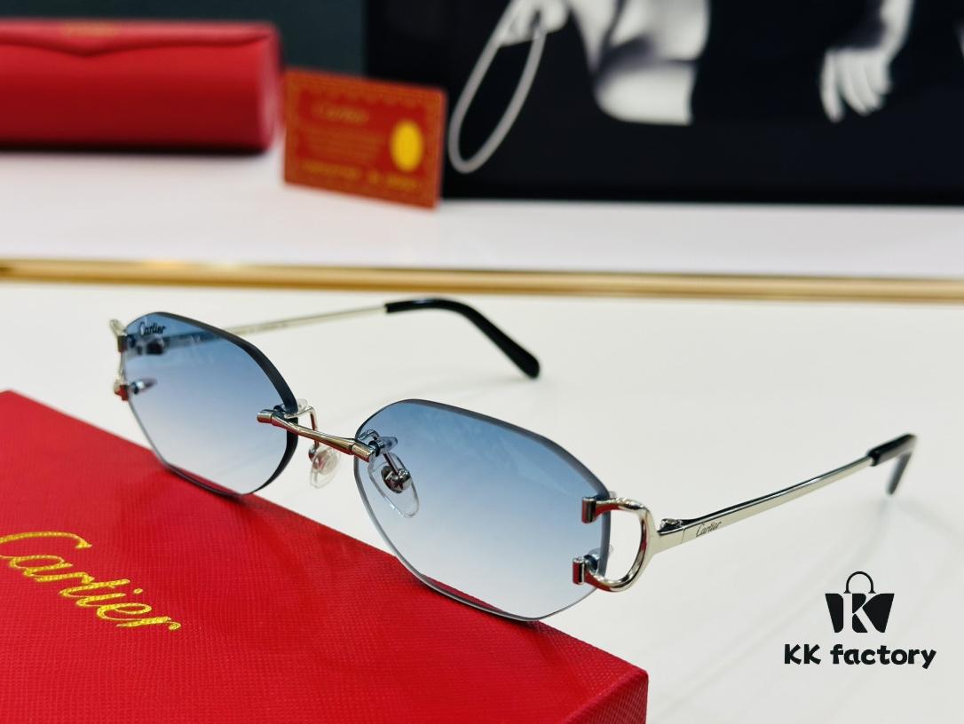 Cartier CT0029 Size: 58□19-145 Fashionable and Casual Sunglasses
