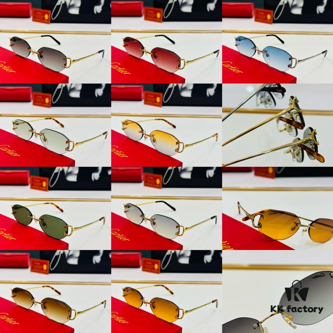 Cartier CT0029 Size: 58□19-145 Fashionable and Casual Sunglasses