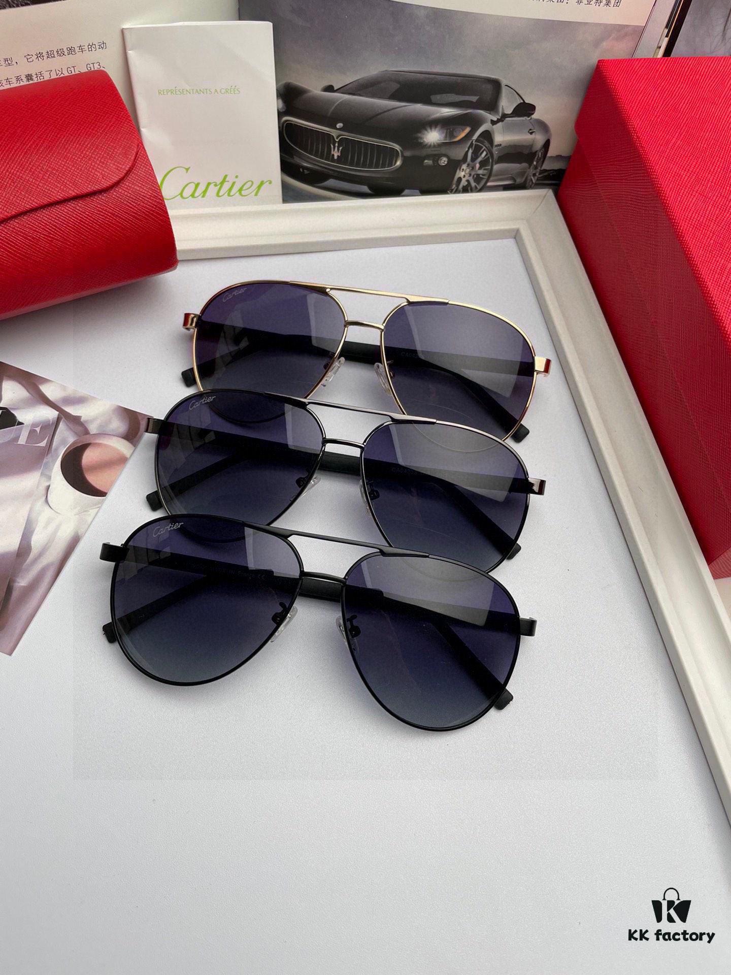 New Arrival 💥 Brand: Cartier Original Quality Unisex Polarized Sunglasses 🕶️