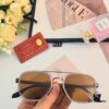 Cartier New Fashion Pilot Sunglasses with Metal Frame, Premium Double-Bridge Design, Suitable for Prescription and Polarized Lenses