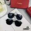 Cartier France - Polarized Sunglasses for Men with POLAROID Resin Lenses, Lightweight Metal Frame, Stylish and Comfortable, Ideal for Driving and Travel