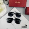 Cartier France - Polarized Sunglasses for Men with POLAROID Resin Lenses, Lightweight Metal Frame, Stylish and Comfortable, Ideal for Driving and Travel