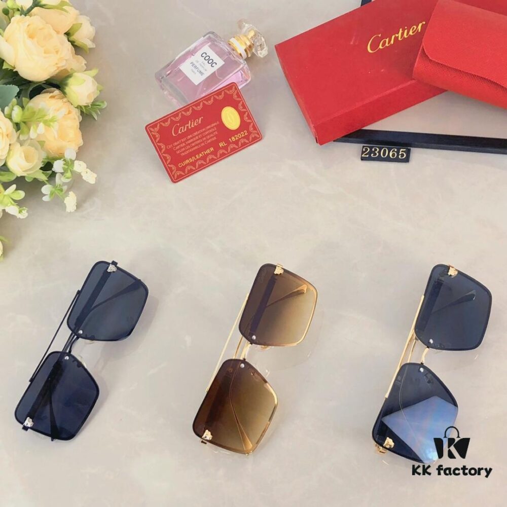 Cartier New Men's and Women's Sunglasses, Fashionable and Trendy Casual Shades, Driving and Travel Sunglasses