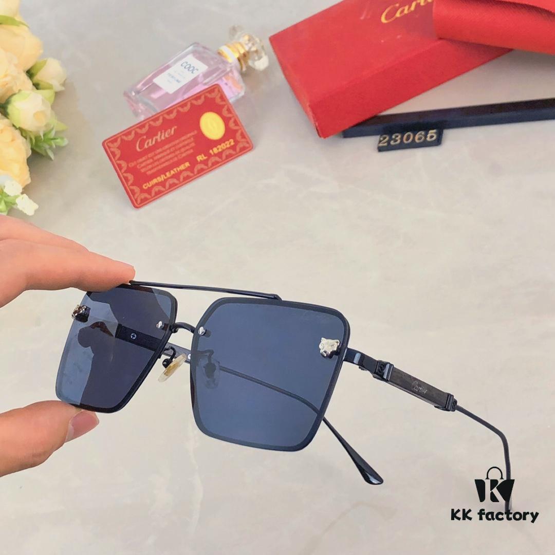 Cartier New Men's and Women's Sunglasses, Fashionable and Trendy Casual Shades, Driving and Travel Sunglasses
