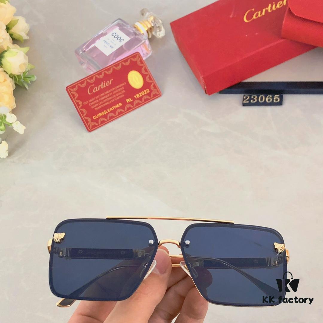 Cartier New Men's and Women's Sunglasses, Fashionable and Trendy Casual Shades, Driving and Travel Sunglasses