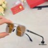 Cartier Double Bridge Sunglasses for Men, Stylish and Trendy Unisex Sun Glasses, Fashionable UV Protection Driving Eyewear