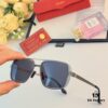 Cartier New Fashion Pilot Metal Sunglasses with Double Bridge, High-End Sunglass Frame, Can Be Fitted with Prescription Lenses
