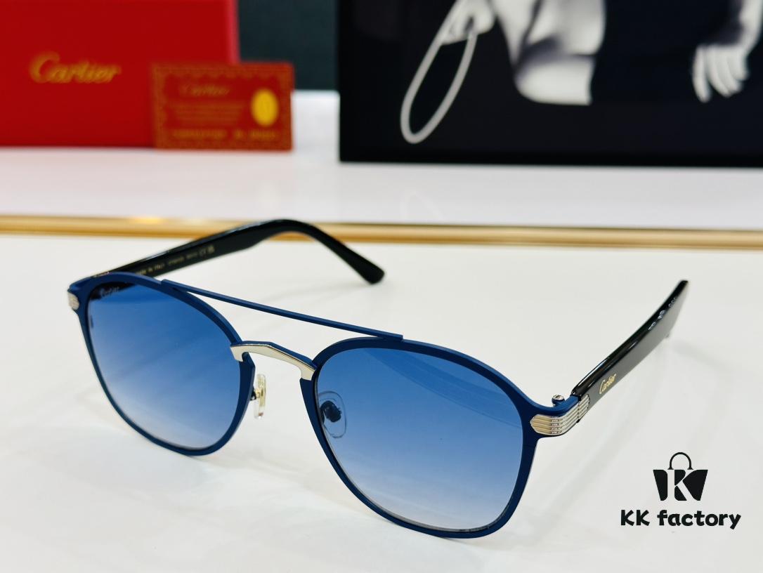 Cartier CT0012S Size: 56□14-145 Fashionable Casual Sunglasses
