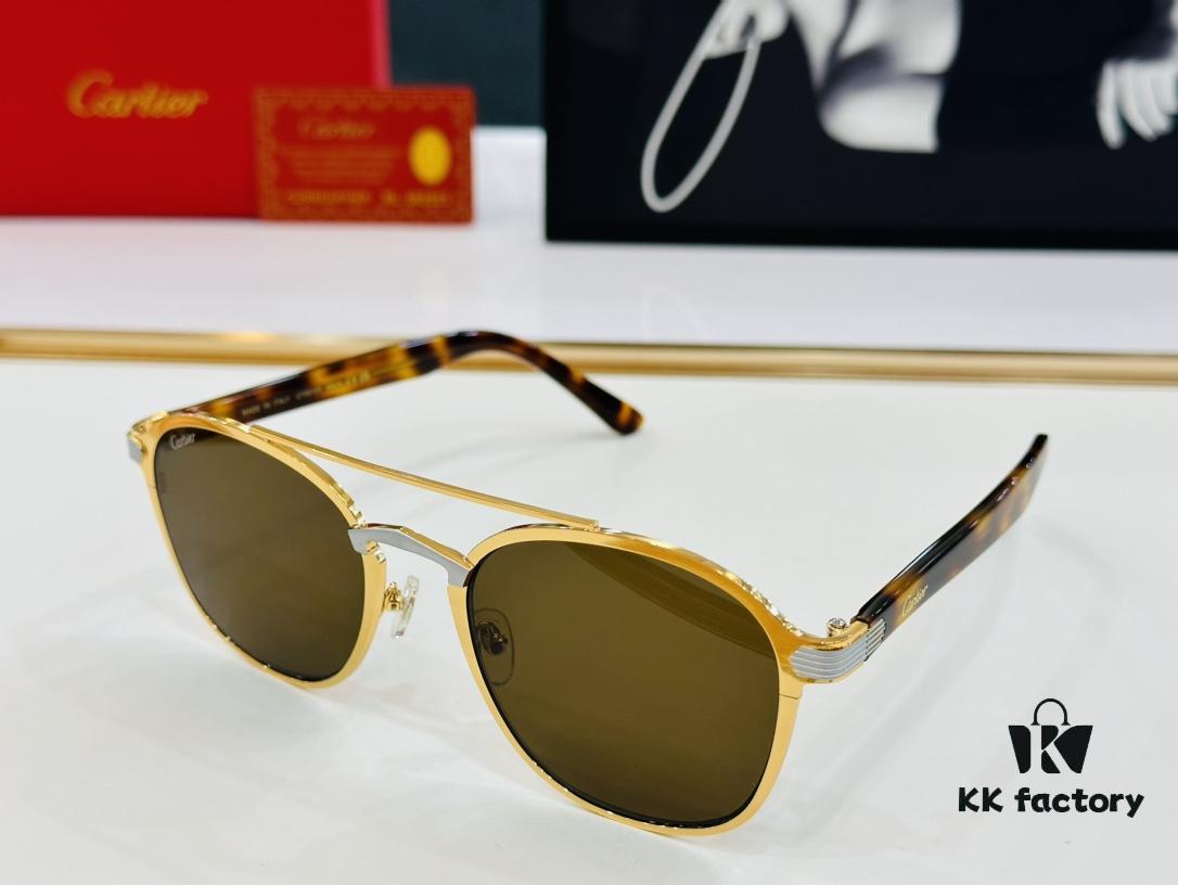 Cartier CT0012S Size: 56□14-145 Fashionable Casual Sunglasses