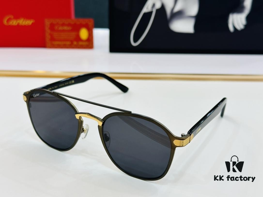 Cartier CT0012S Size: 56□14-145 Fashionable Casual Sunglasses