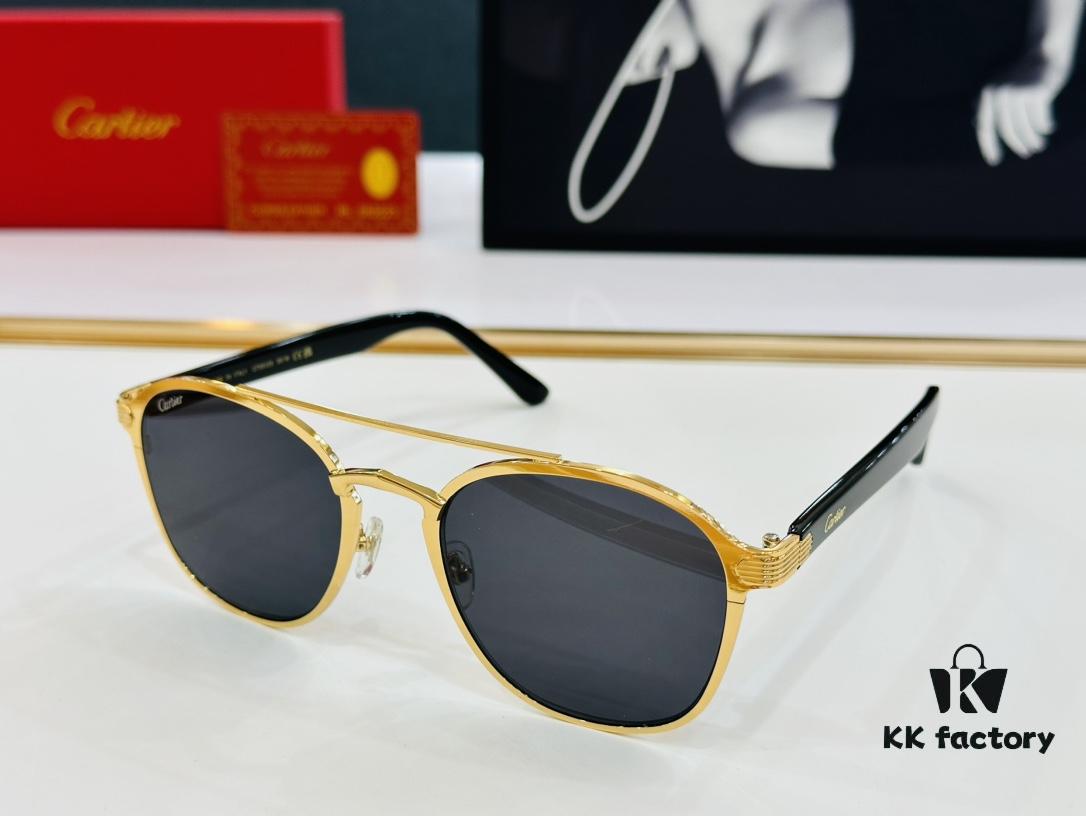 Cartier CT0012S Size: 56□14-145 Fashionable Casual Sunglasses