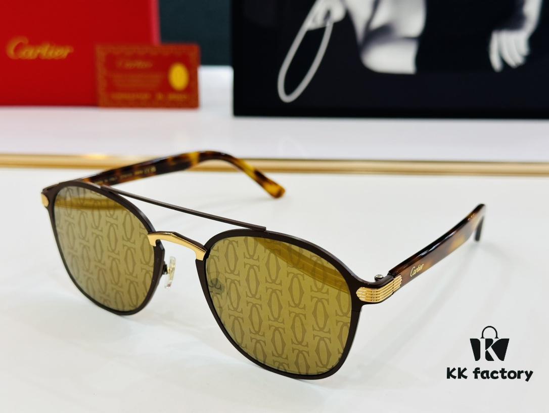 Cartier CT0012S Size: 56□14-145 Fashionable Casual Sunglasses