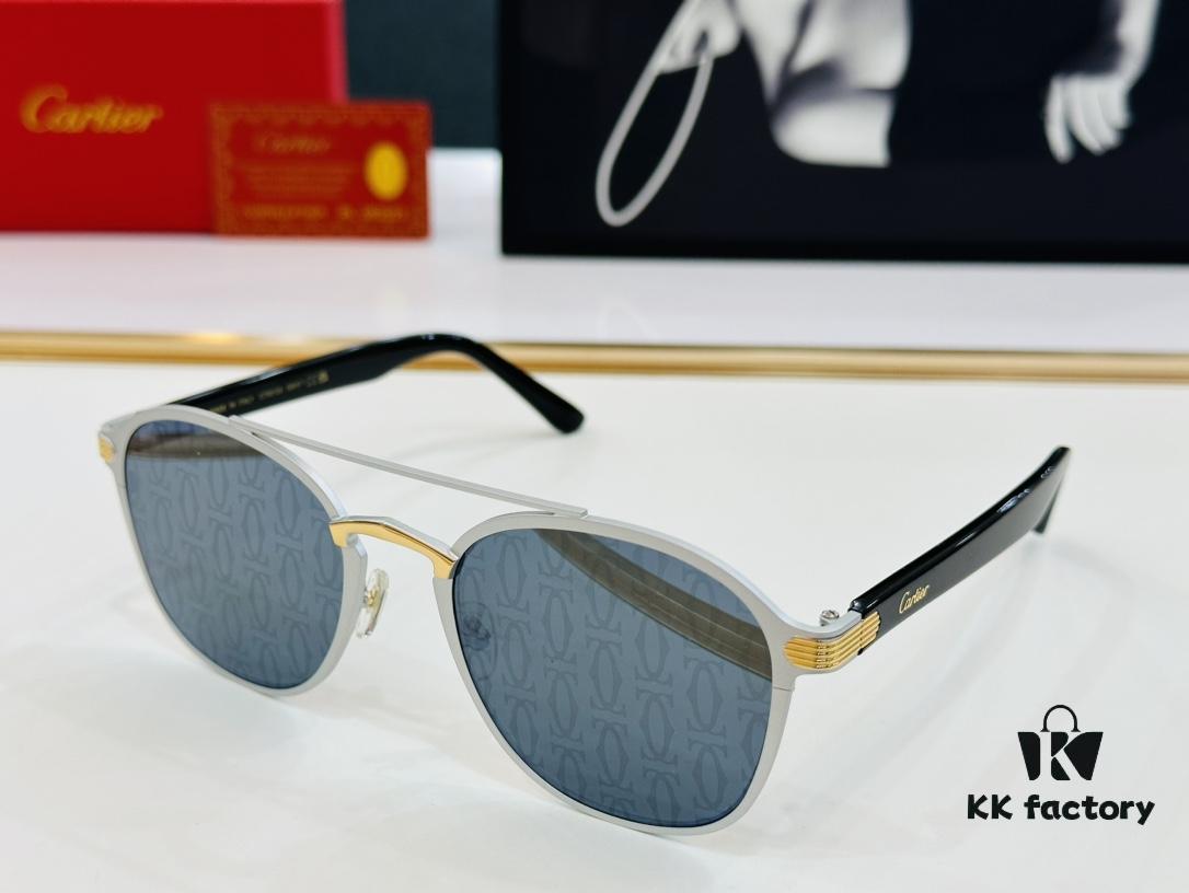Cartier CT0012S Size: 56□14-145 Fashionable Casual Sunglasses