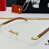 Cartier CT0286 Men's Eyeglasses - Size 54 □ 17-140, Universal Frame Shape for All Face Types, Comfortable Fit, Compatible with Prescription Lenses, Wooden Temples, Suitable as Sunglasses