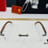 Cartier CT0286 Men's Eyeglasses - Size 54 □ 17-140, Universal Frame Shape for All Face Types, Comfortable Fit, Compatible with Prescription Lenses, Wooden Temples, Suitable as Sunglasses