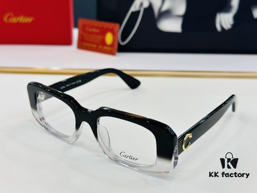 Cartier CT0437O Size: 54-19-140 Unisex Eyeglass Frame, Universal Fit, Minimalist and Elegant Design, Suitable for Daily Wear, Can Be Fitted with Prescription Lenses
