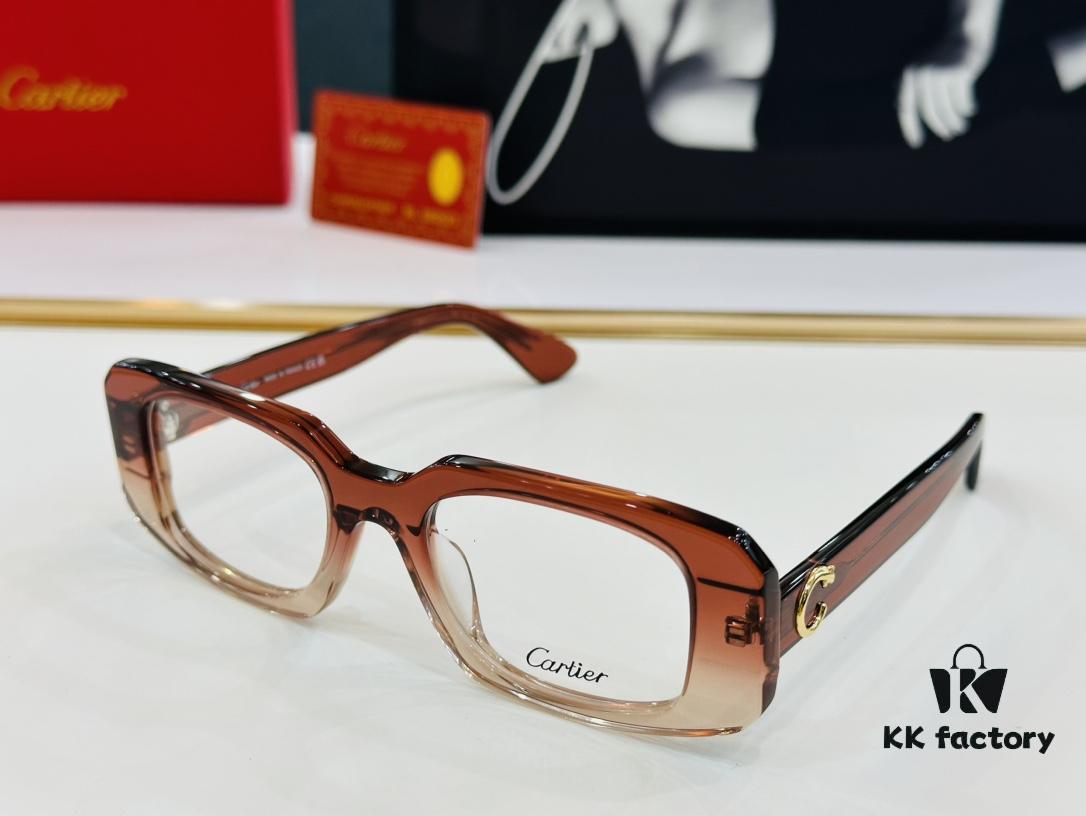 Cartier CT0437O Size: 54-19-140 Unisex Eyeglass Frame, Universal Fit, Minimalist and Elegant Design, Suitable for Daily Wear, Can Be Fitted with Prescription Lenses