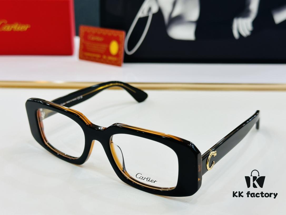Cartier CT0437O Size: 54-19-140 Unisex Eyeglass Frame, Universal Fit, Minimalist and Elegant Design, Suitable for Daily Wear, Can Be Fitted with Prescription Lenses